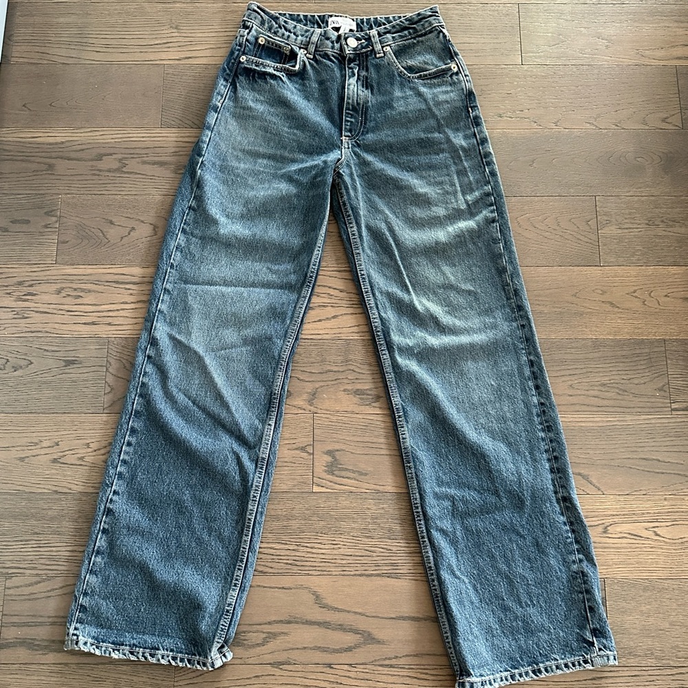 Zara mid-rise jeans